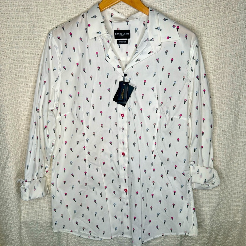 CAVALLARO Napoli Size 14 Gelata White!